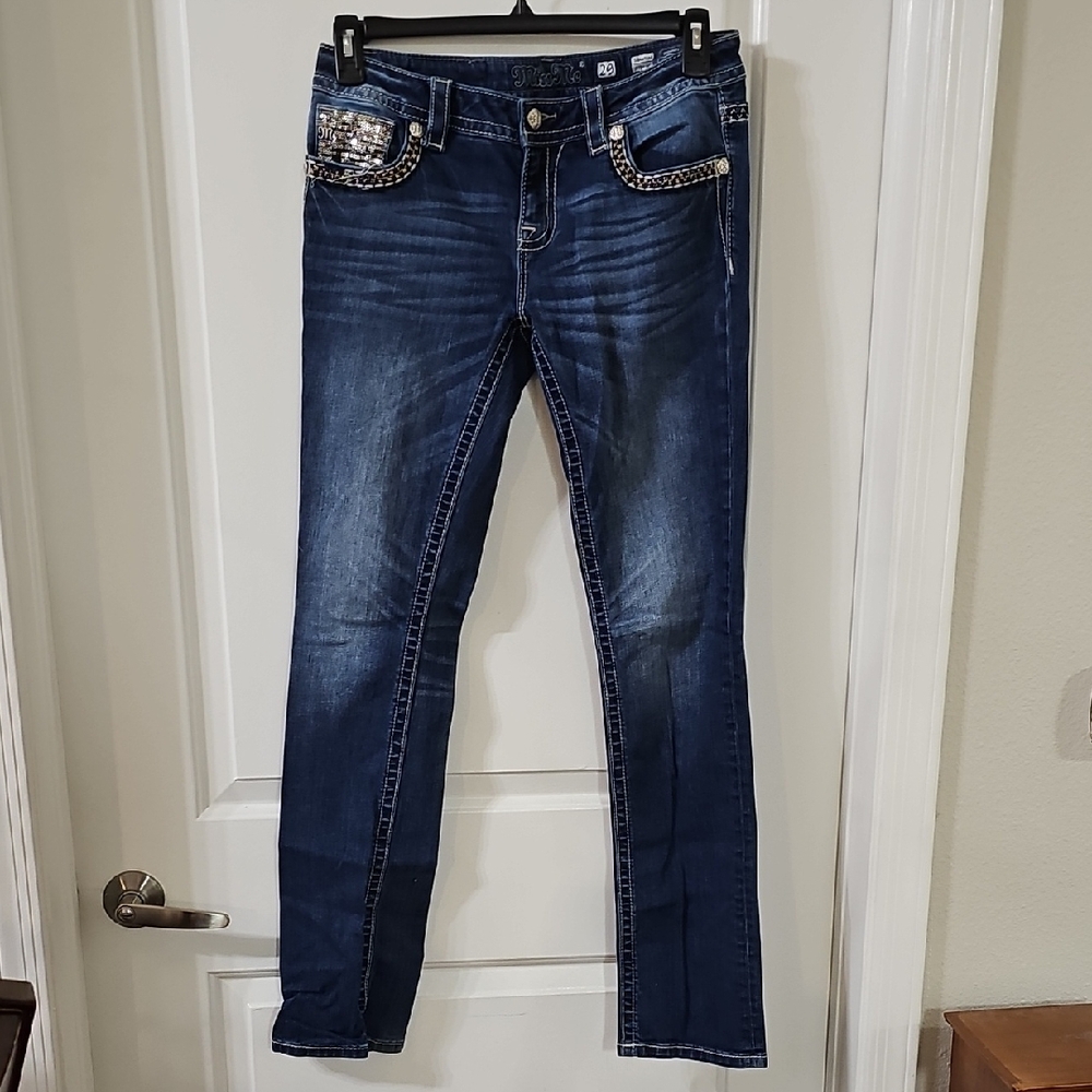 Elegant Dark Blue Women's Skinny Jeans